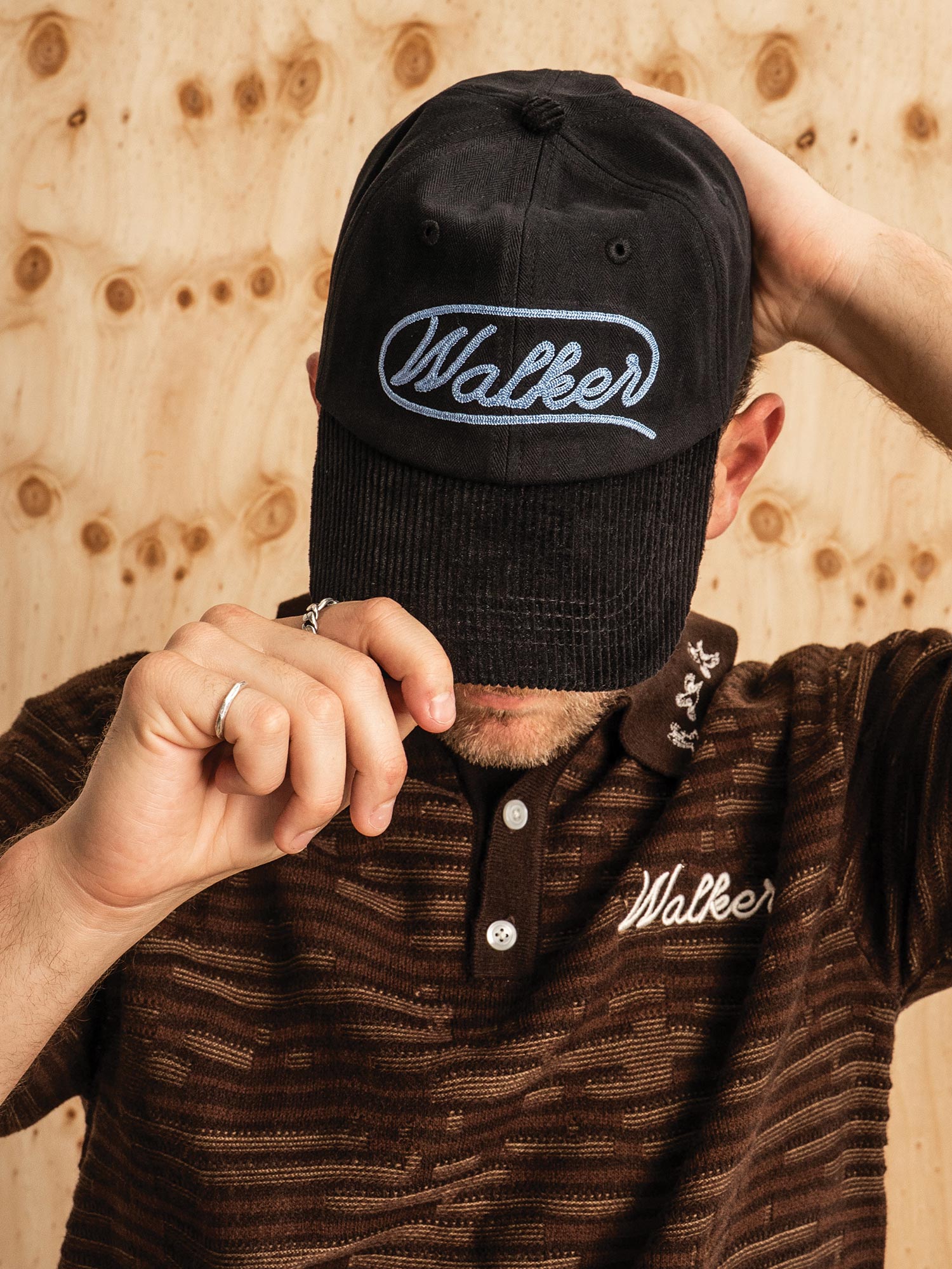 Lasso 6-Panel Cap Coal Black