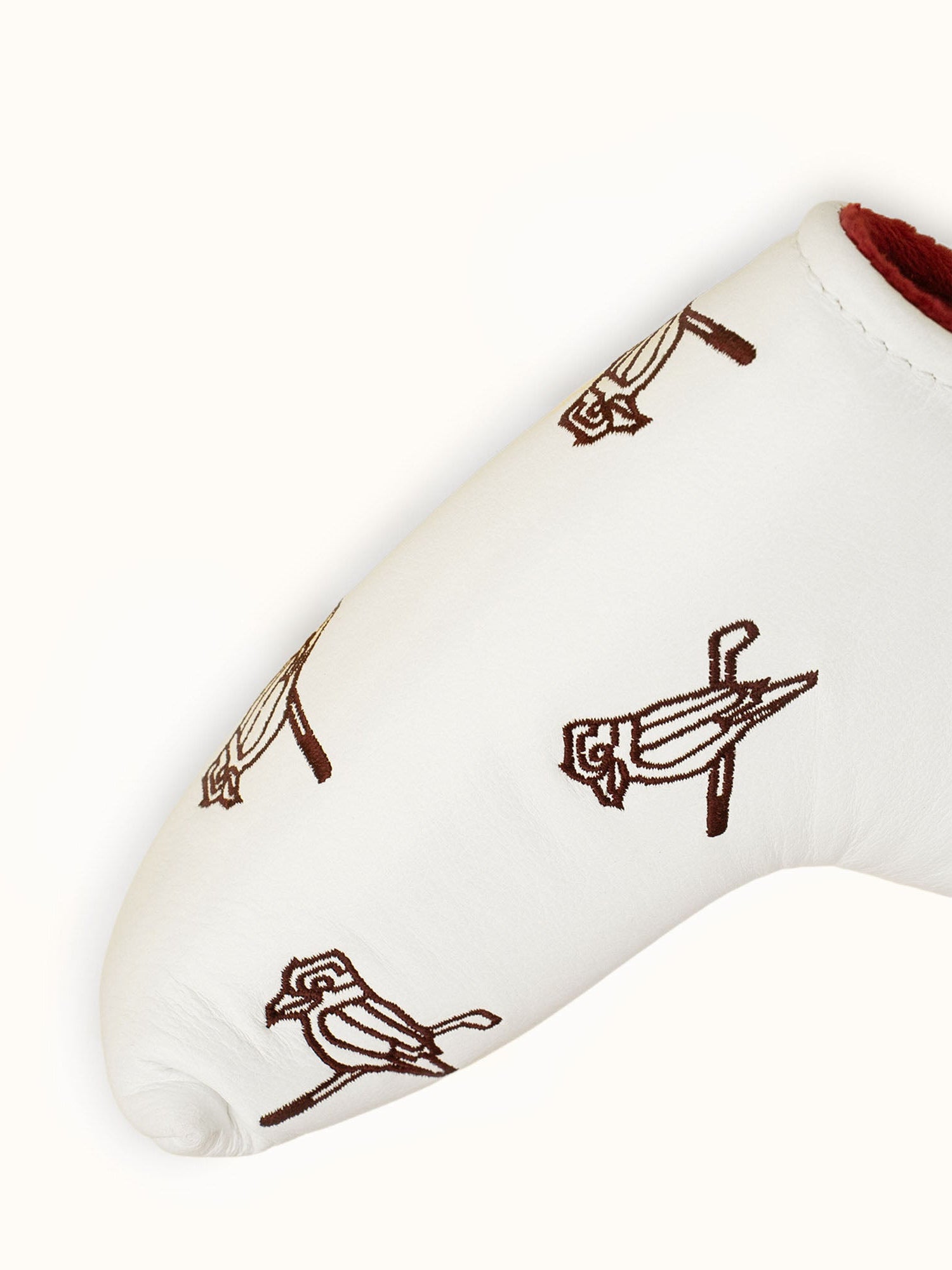 Dancing Kooka Leather Blade Cover Cream / Pinot