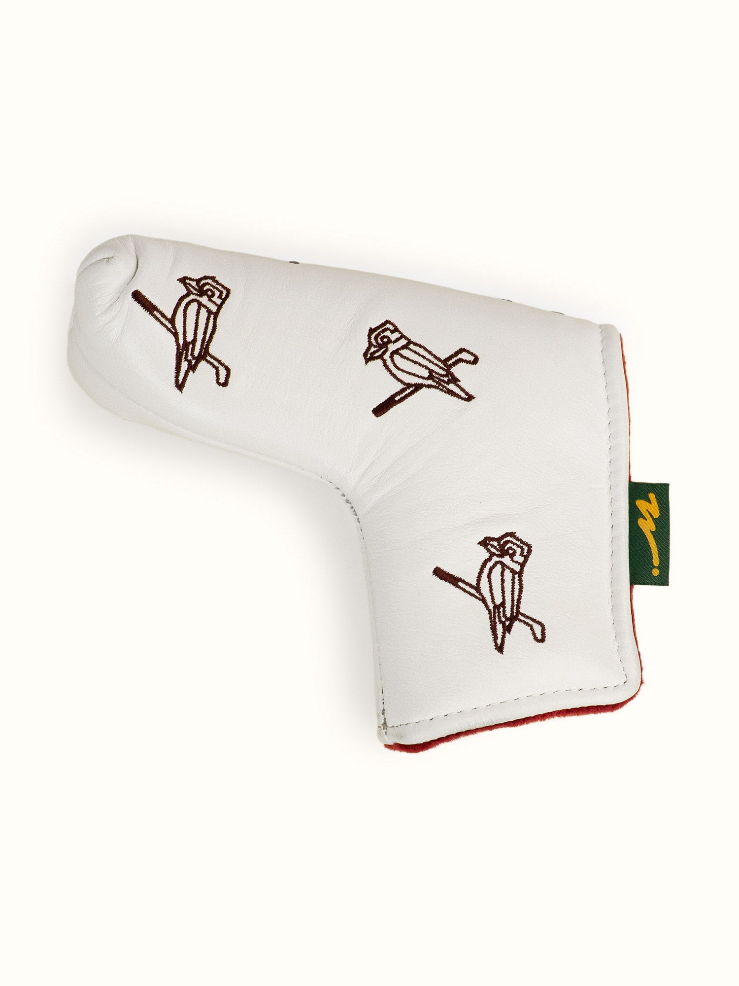 Dancing Kooka Leather Blade Cover Cream / Pinot