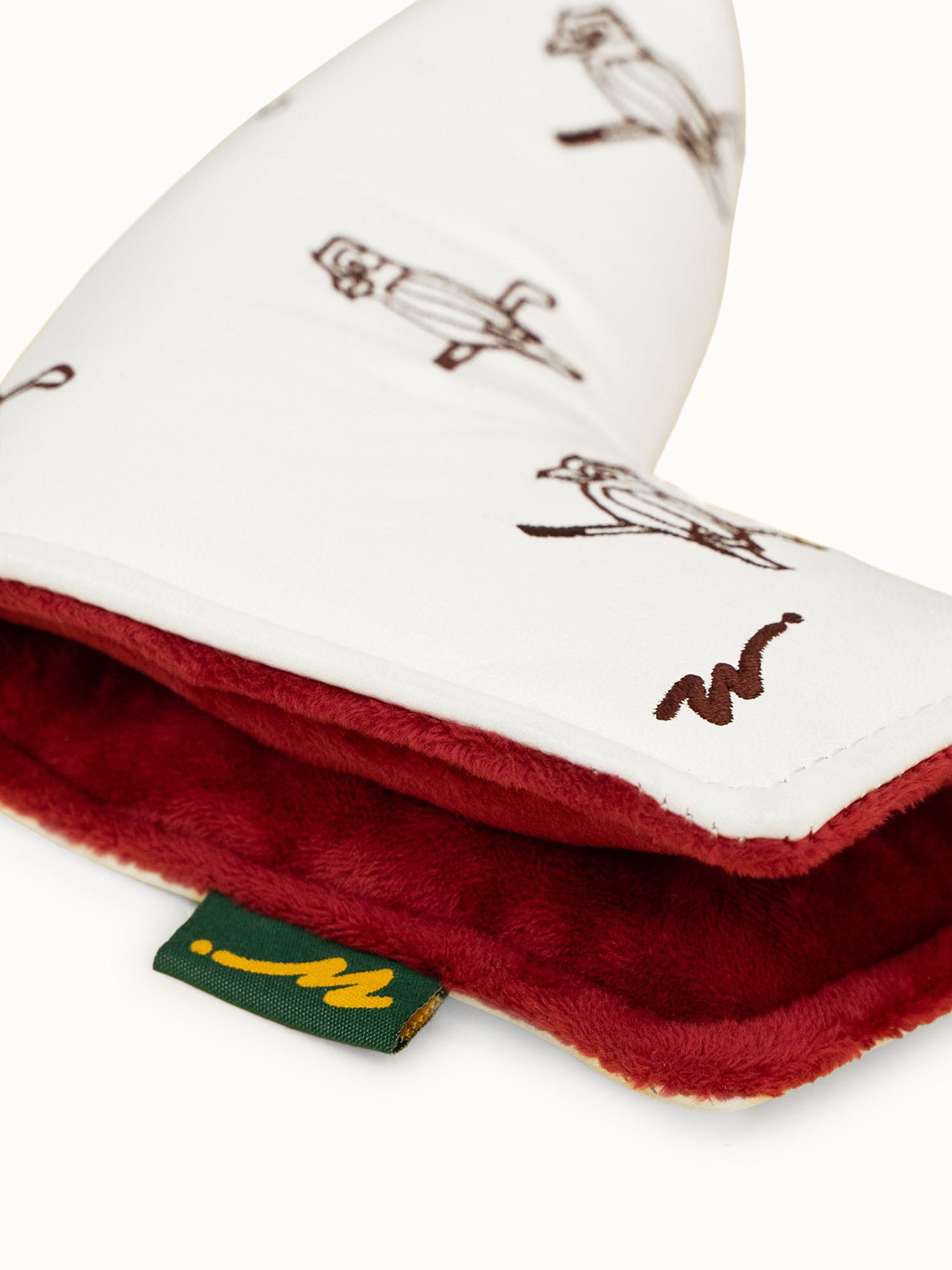 Dancing Kooka Leather Blade Cover Cream / Pinot