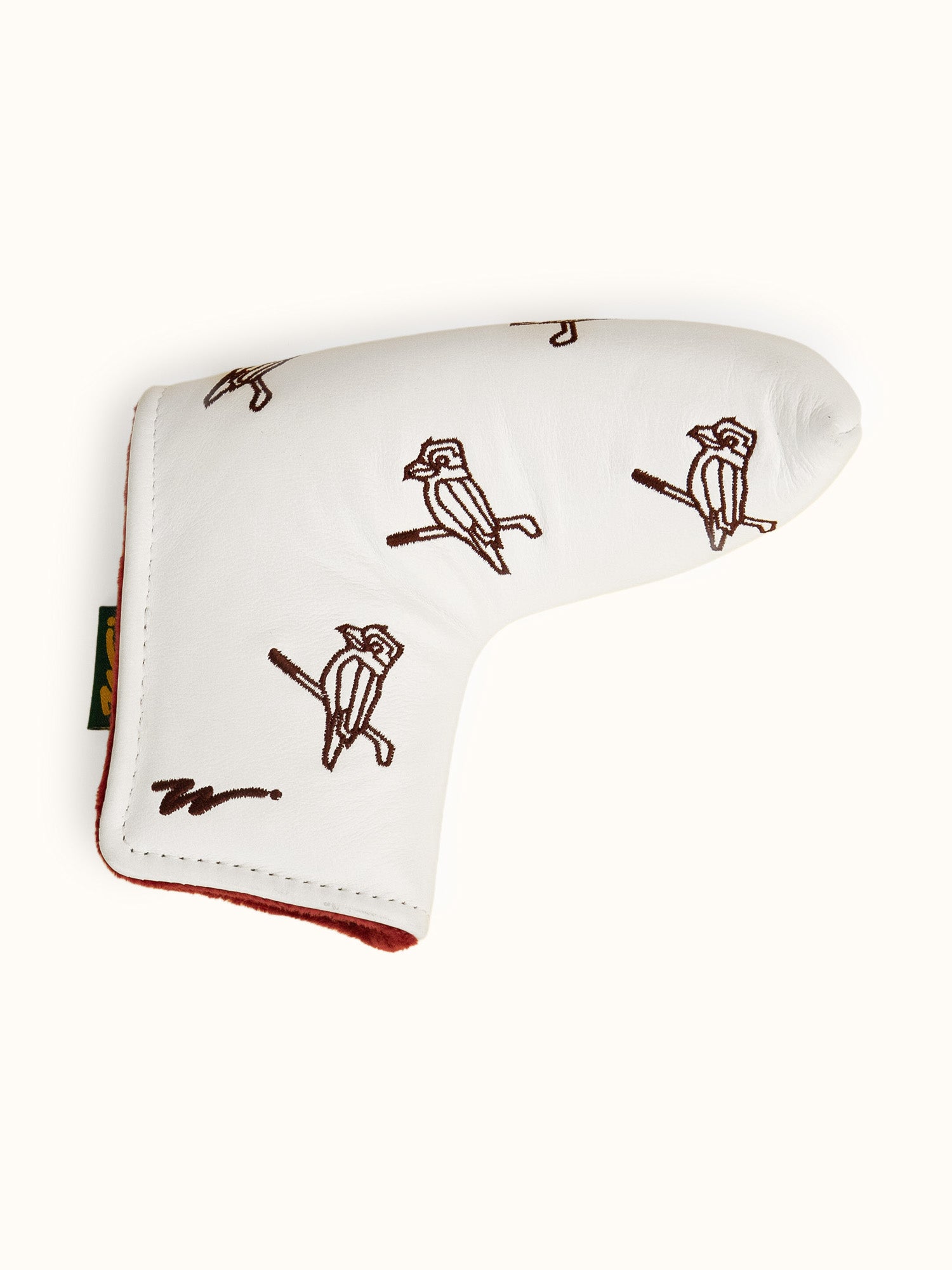 Dancing Kooka Leather Blade Cover Cream / Pinot