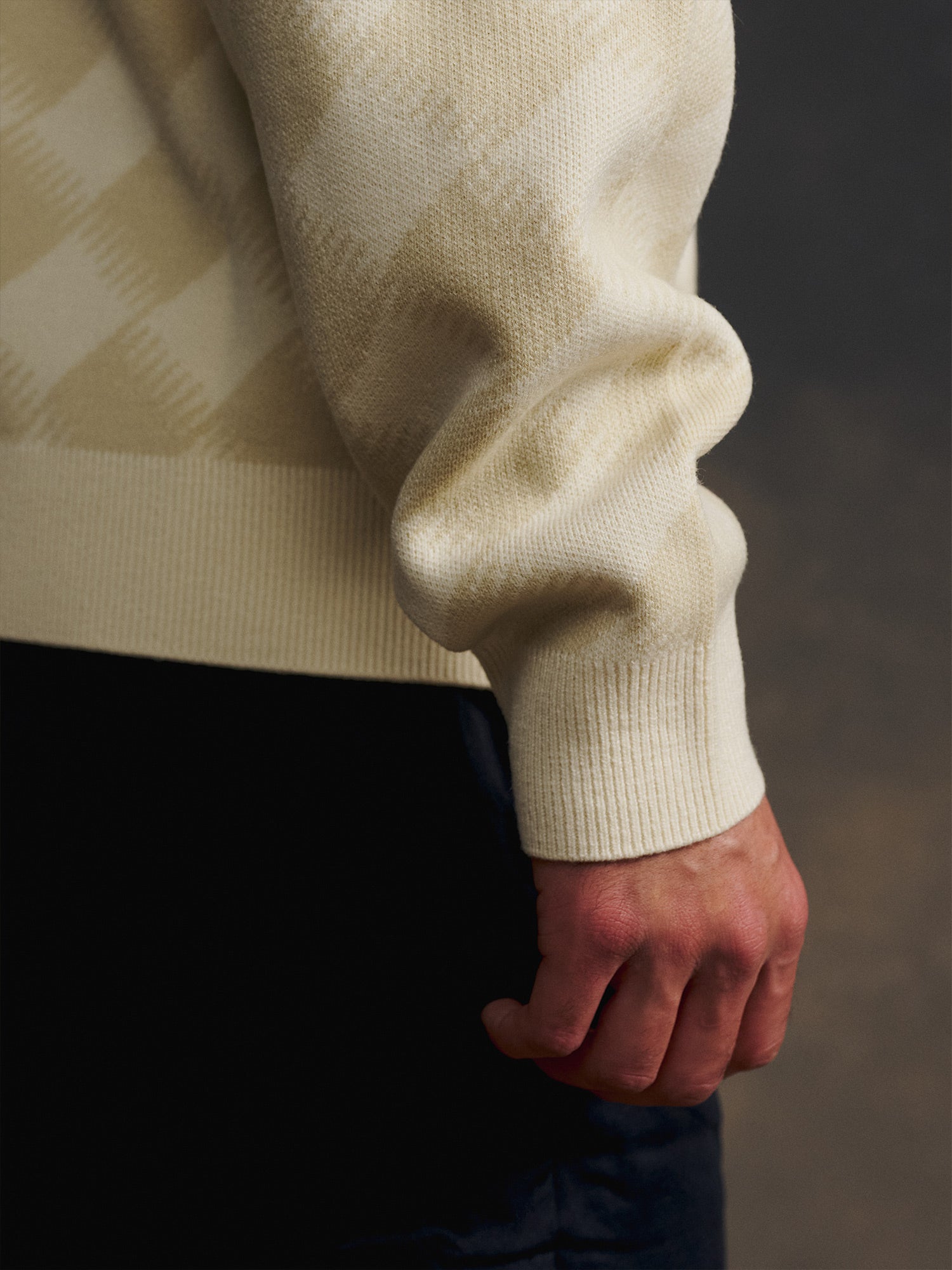 Gold Label Turncheck LS Polo Ivory