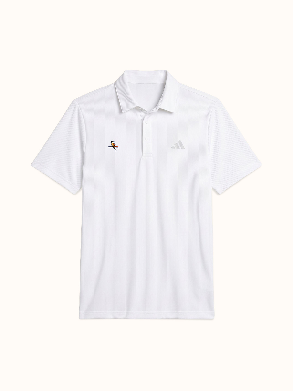 Walker Golf — adidas x Walker Jacquard Polo White